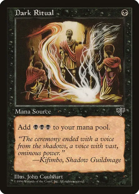 Messe noire, carte Magic MIR 116 — extension Mirage