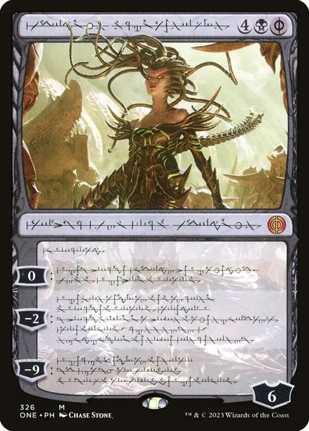 Vraska, la piqûre de trahison, carte Magic ONE 326 — extension Tous Phyrexians
