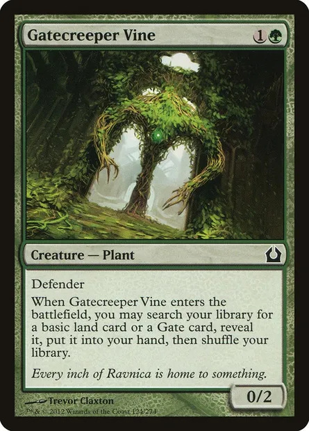 Gatecreeper Vine, Magic card RTR 124 — Return to Ravnica set