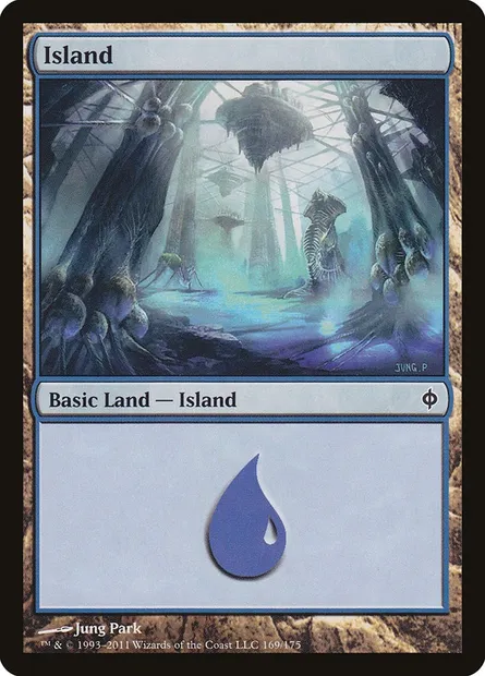 Island, Magic card NPH 169 — New Phyrexia set