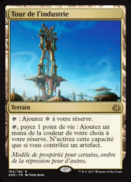 Tour de l'industrie, carte Magic AER 184 — extension La révolte éthérique