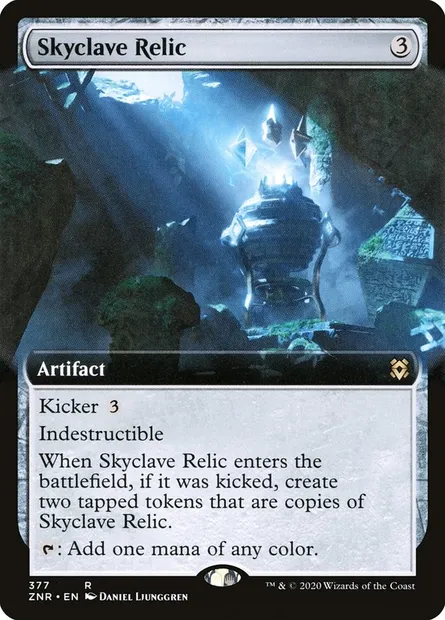 Skyclave Relic, Magic card ZNR 377 — Zendikar Rising set