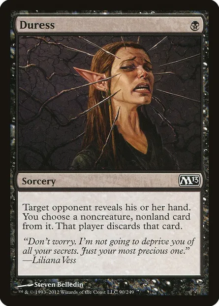 Duress, Magic card M13 90 — Magic 2013 set