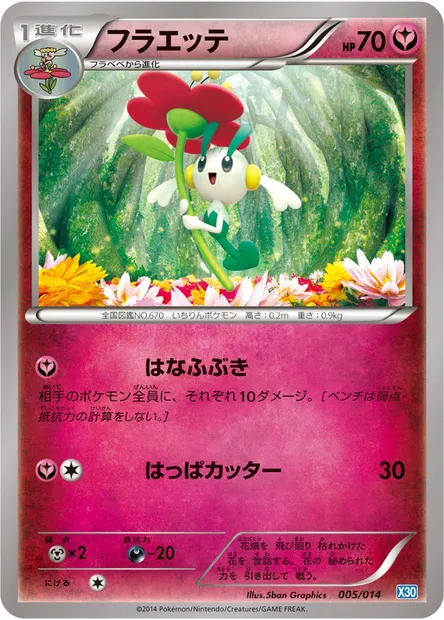Floette, Pokémon card X30 005 — Xerneas Half Deck set