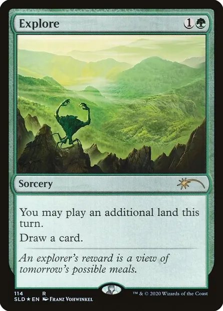 Explore, Magic card SLD 114 — Secret Lair Drop set