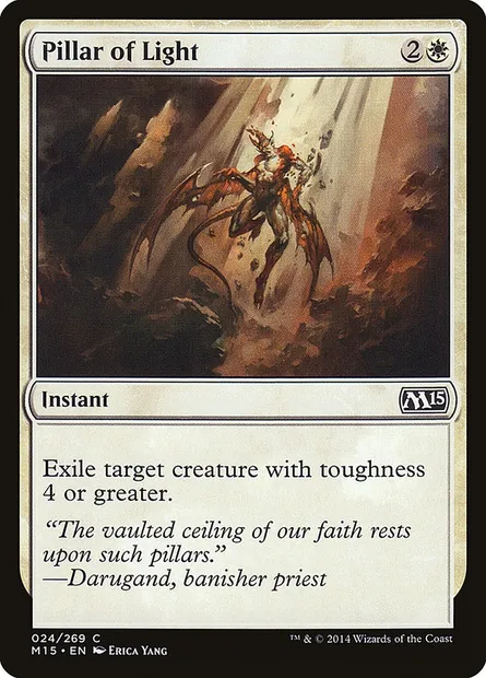 Pillar of Light, Magic card M15 24 — Magic 2015 set