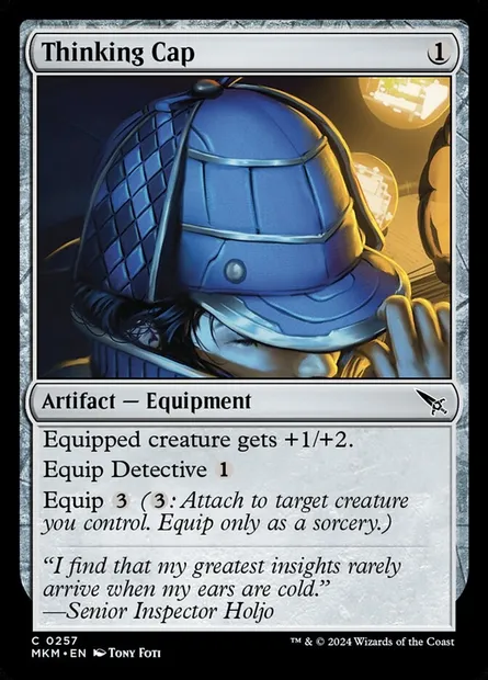 Thinking Cap, Magic card MKM 257 — Murders at Karlov Manor set