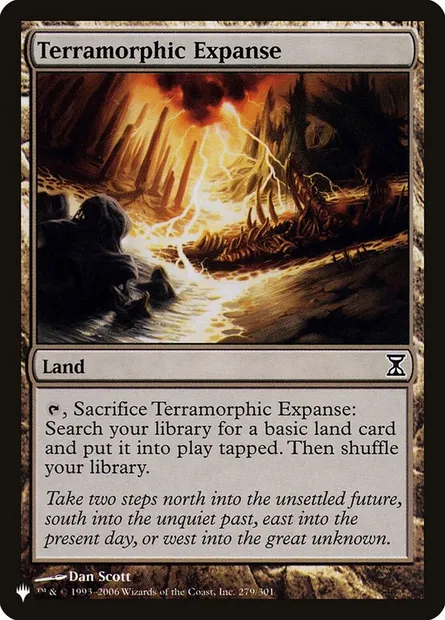 Terramorphic Expanse, Magic card PLST TSP-279 — The List set