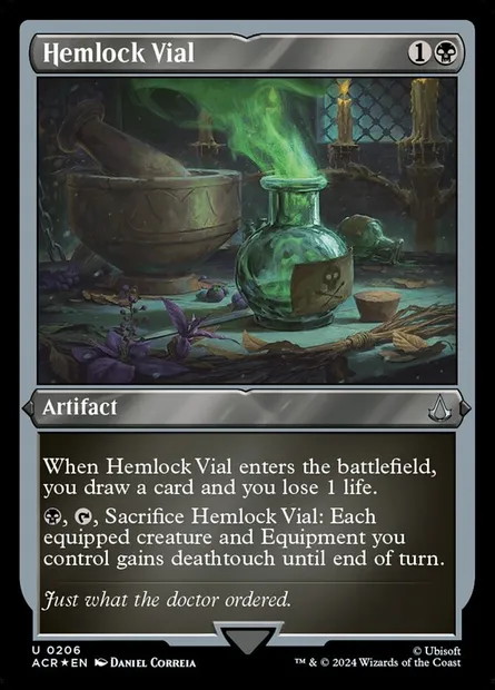 Hemlock Vial, Magic card ACR 206 — Assassin's Creed set