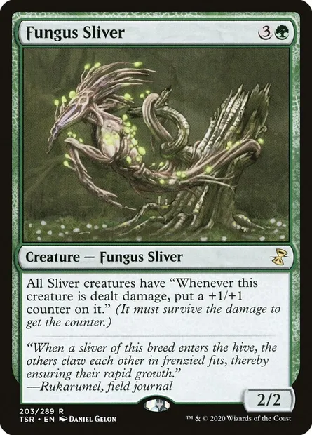 Fungus Sliver, Magic card TSR 203 — Time Spiral Remastered set