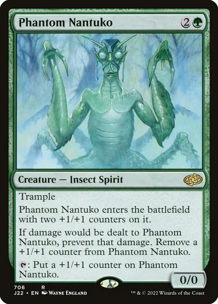 Phantom Nantuko, Magic card J22 706 — Jumpstart 2022 set