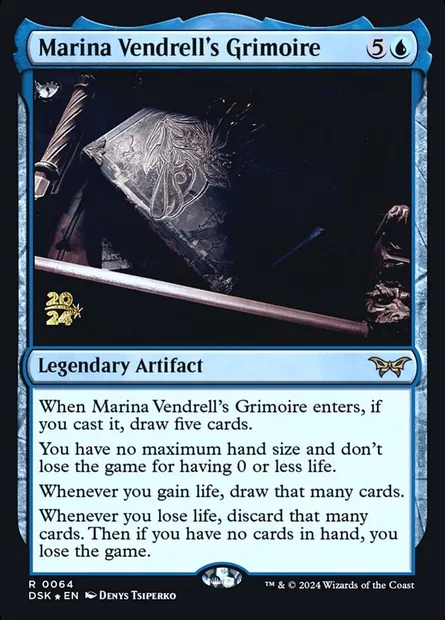 Marina Vendrell's Grimoire, Magic card PDSK 64s — Duskmourn: House of Horror Promos set