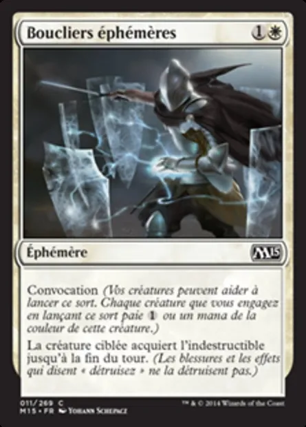 Boucliers éphémères, carte Magic M15 11 — extension Magic 2015