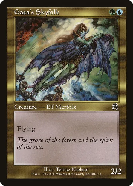 Gaea's Skyfolk, Magic card APC 101 — Apocalypse set