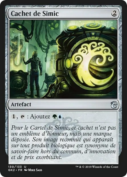Cachet de Simic, carte Magic GK2 130 — extension RNA Guild Kit