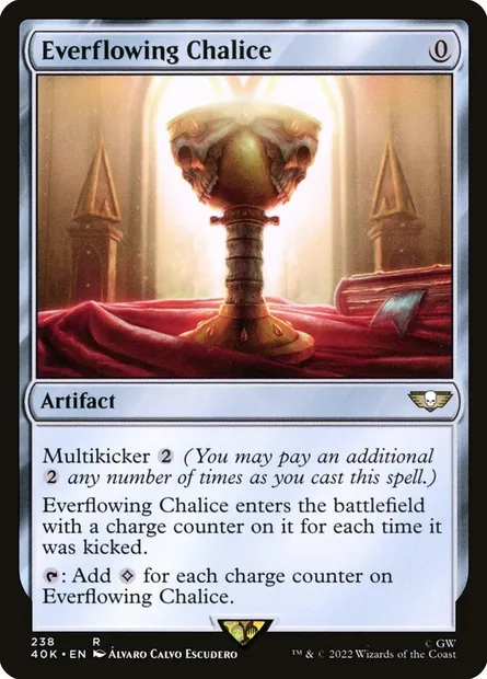 Everflowing Chalice, Magic card 40K 238 — Warhammer 40,000 Commander set