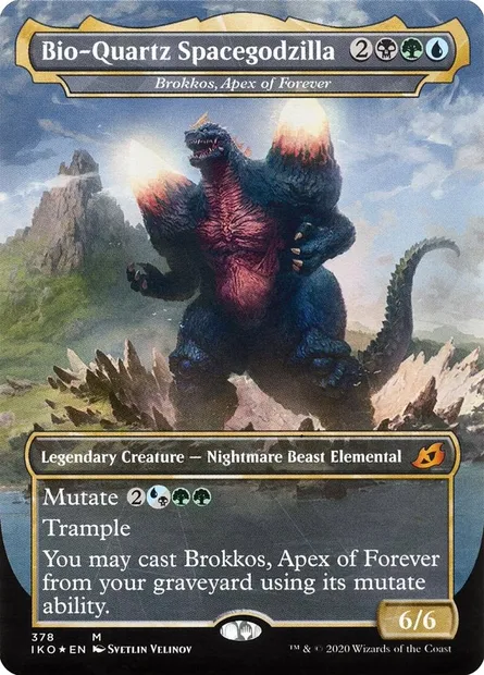 Brokkos, Apex of Forever, Magic card IKO 378 — Ikoria: Lair of Behemoths set