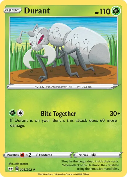 Durant, Pokémon card SSH 8 — Sword & Shield set
