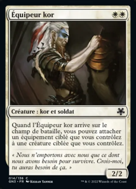 Équipeur kor, carte Magic GN3 14 — extension Game Night: Free-for-All