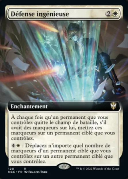 Défense ingénieuse, carte Magic NCC 120 — extension New Capenna Commander