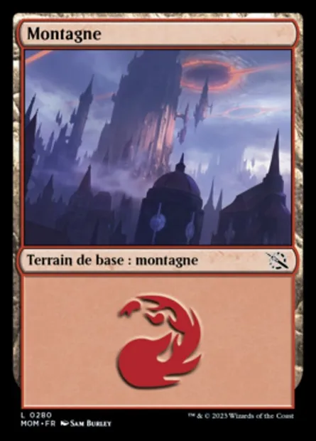 Montagne, carte Magic MOM 280 — extension L'invasion des machines