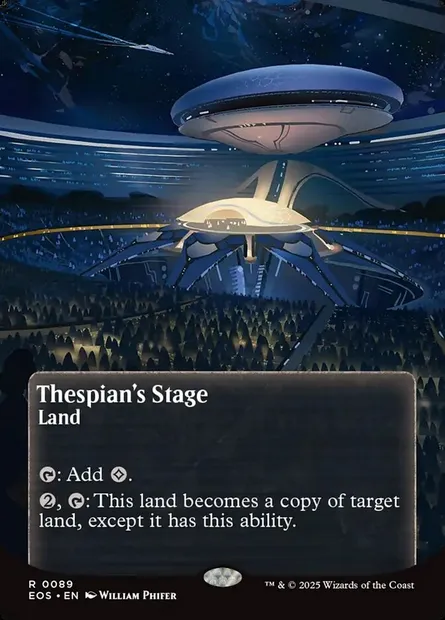 Thespian's Stage, Magic card EOS 89 — Edge of Eternities: Stellar Sights set