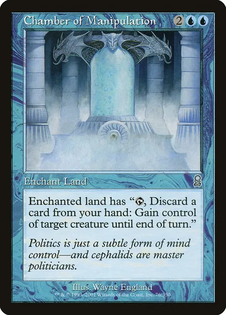 Chamber of Manipulation, Magic card ODY 76 — Odyssey set