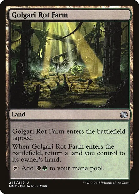 Golgari Rot Farm, Magic card MM2 243 — Modern Masters 2015 set