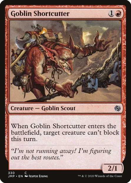 Goblin Shortcutter, Magic card JMP 330 — Jumpstart set