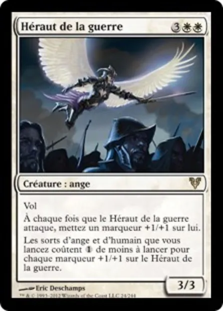 Héraut de la guerre, carte Magic AVR 24 — extension Avacyn ressuscitée