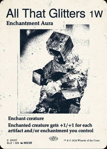All That Glitters, Magic card SLZ 1 — The Zeta Set set