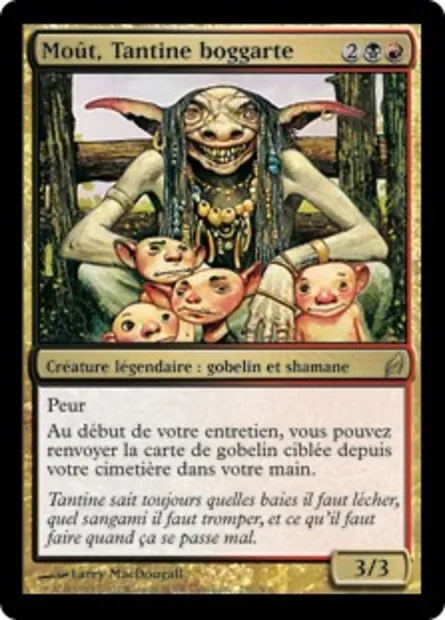 Moût, Tantine boggarte, carte Magic LRW 252 — extension Lorwyn