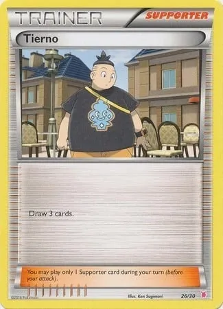 Tierno, carte Pokémon TK7B 026 — extension XY Trainer Kit: Wigglytuff