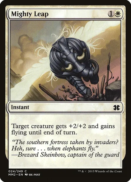 Mighty Leap, Magic card MM2 24 — Modern Masters 2015 set
