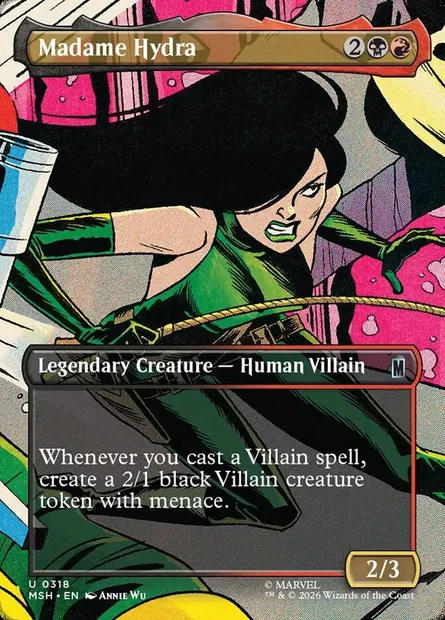 Madame Hydra, Magic card MSH 318 — Marvel Super Heroes set