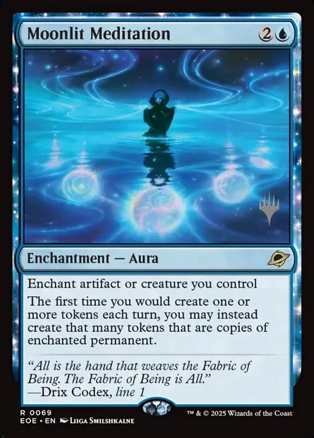 Moonlit Meditation, Magic card PEOE 69p — Edge of Eternities Promos set