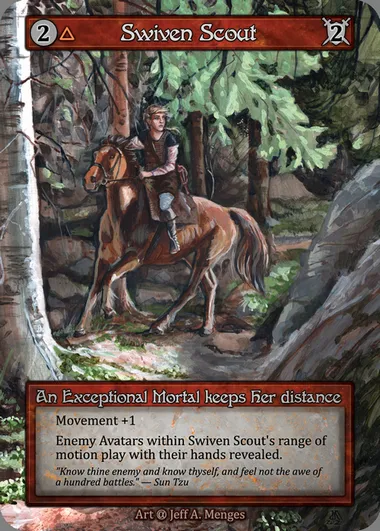 Swiven Scout, Sorcery card ALP 169 — Alpha set