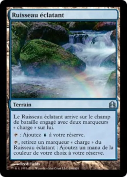 Ruisseau éclatant, carte Magic CMD 294 — extension Commander 2011