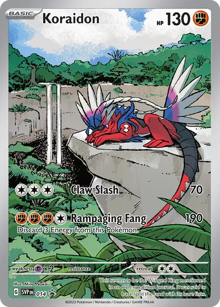 Koraidon, Pokémon card PR-SV 014 — SVP Black Star Promos set