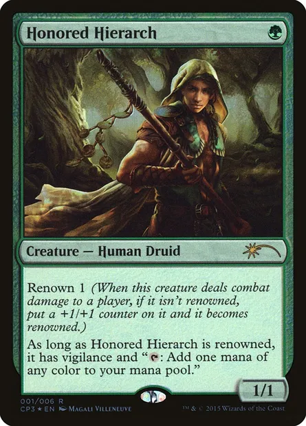 Hiérarche honoré, carte Magic CP3 1 — extension Magic Origins Clash Pack