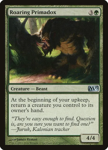 Roaring Primadox, Magic card M13 188 — Magic 2013 set