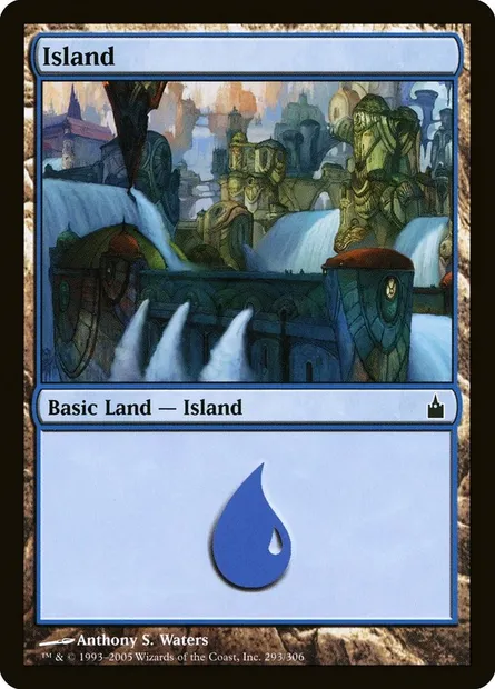 Île, carte Magic RAV 293 — extension Ravnica: La Cité des Guildes