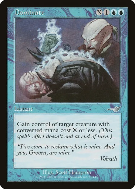 Domination, carte Magic NEM 31 — extension Némésis