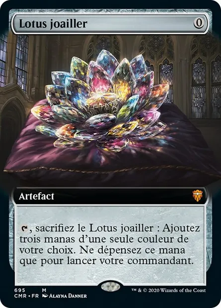 Lotus joailler, carte Magic CMR 695 — extension Commander Legends