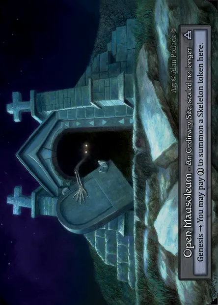 Open Mausoleum, Sorcery card GOT 410 — Gothic set