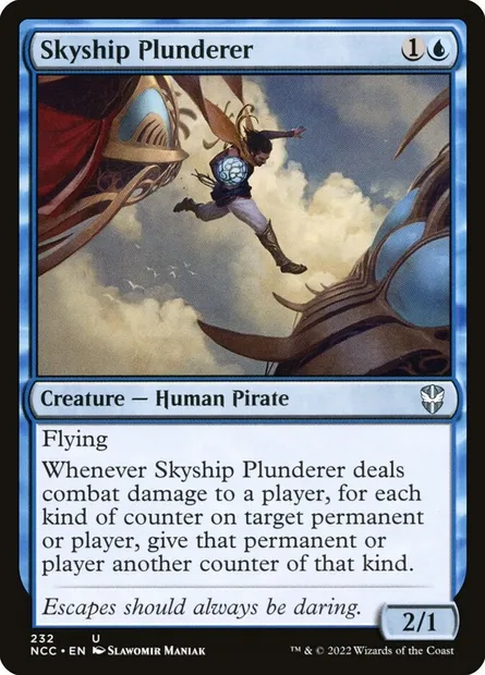 Skyship Plunderer, Magic card NCC 232 — New Capenna Commander set