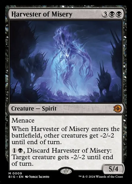 Harvester of Misery, Magic card BIG 9 — The Big Score set