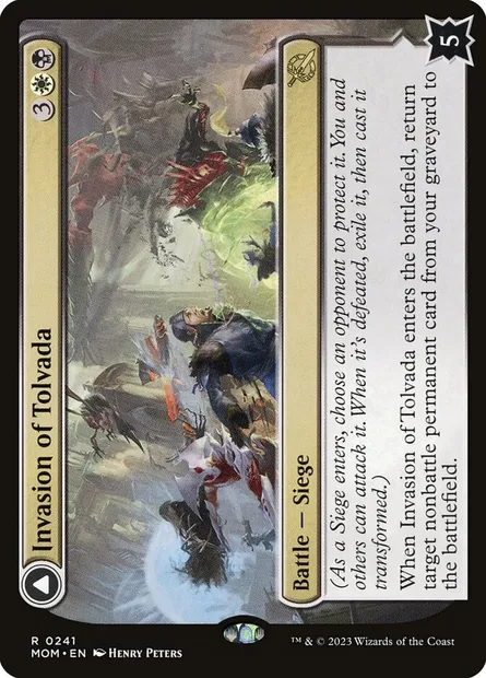 Invasion of Tolvada // The Broken Sky, Magic card MOM 241 — March of the Machine set