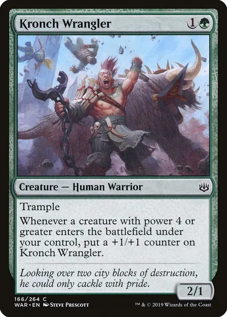 Kronch Wrangler, Magic card WAR 166 — War of the Spark set