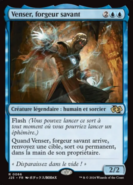 Venser, forgeur savant, carte Magic J25 66 — extension Foundations Jumpstart